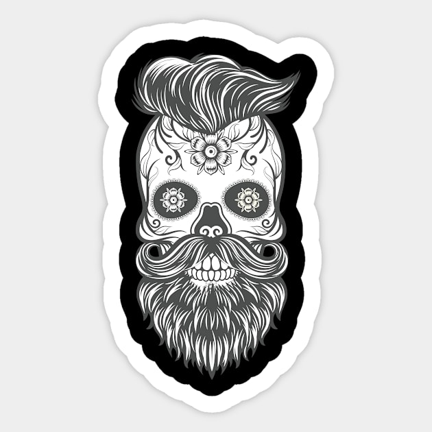 Halloween skull Sticker by Silemhaf